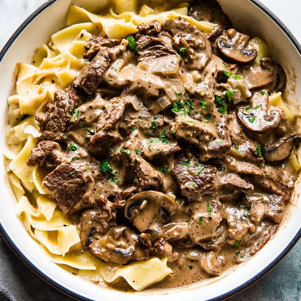 Beef Stroganoff