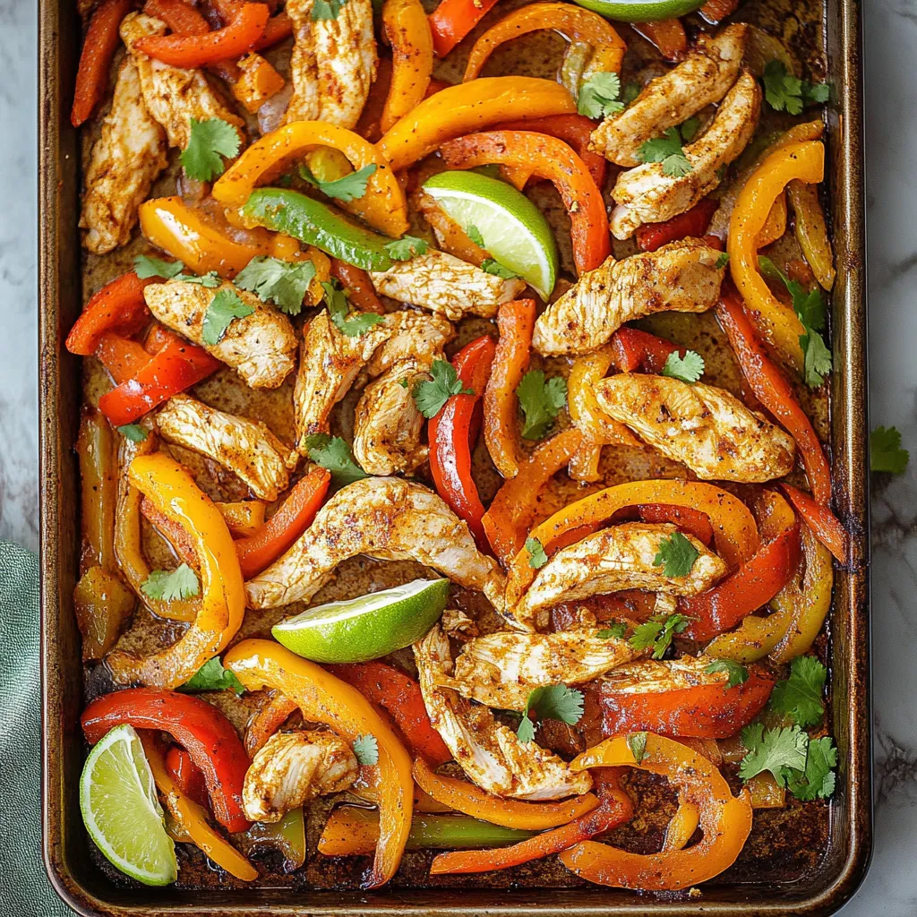 Easy Sheet Pan Fajitas