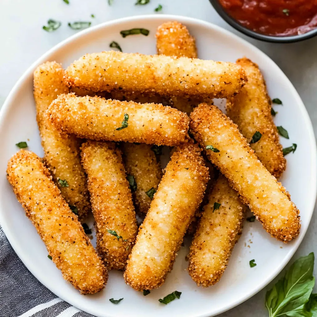Homemade Mozzarella Sticks