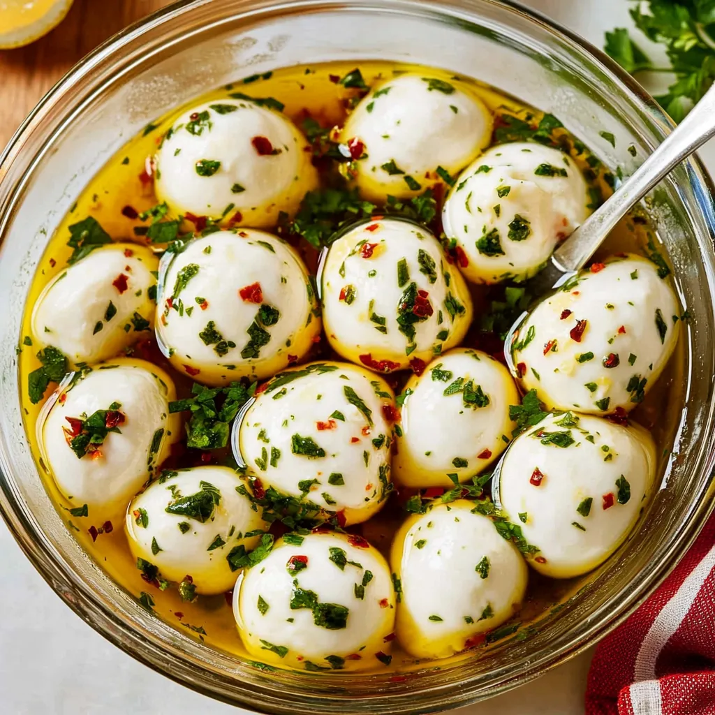 Marinated Mozzarella Balls