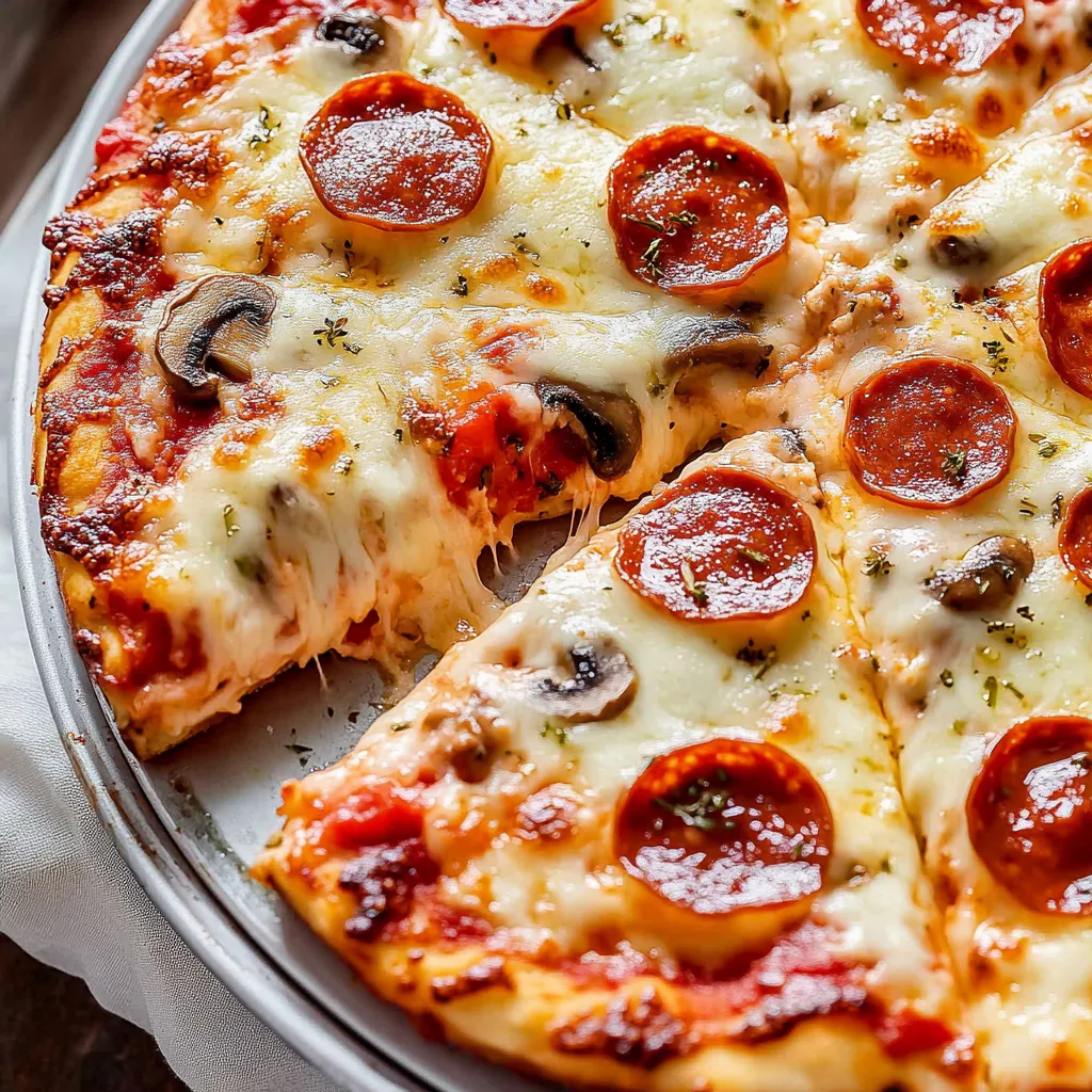 Easy Chicken Crust Pizza Recipe
