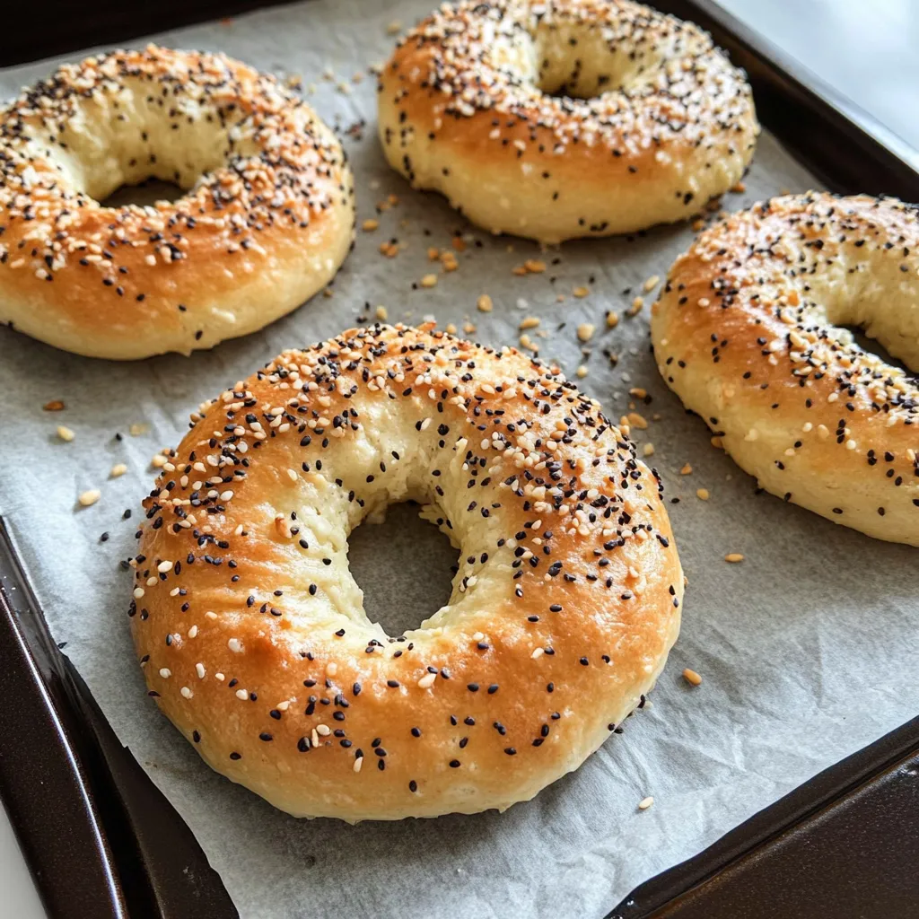 Easy Greek Yogurt Bagels Recipe