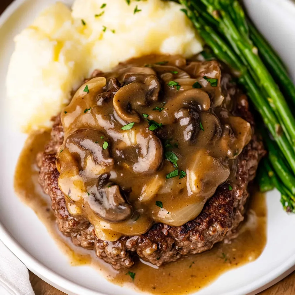 Hamburger Steak With Gravy