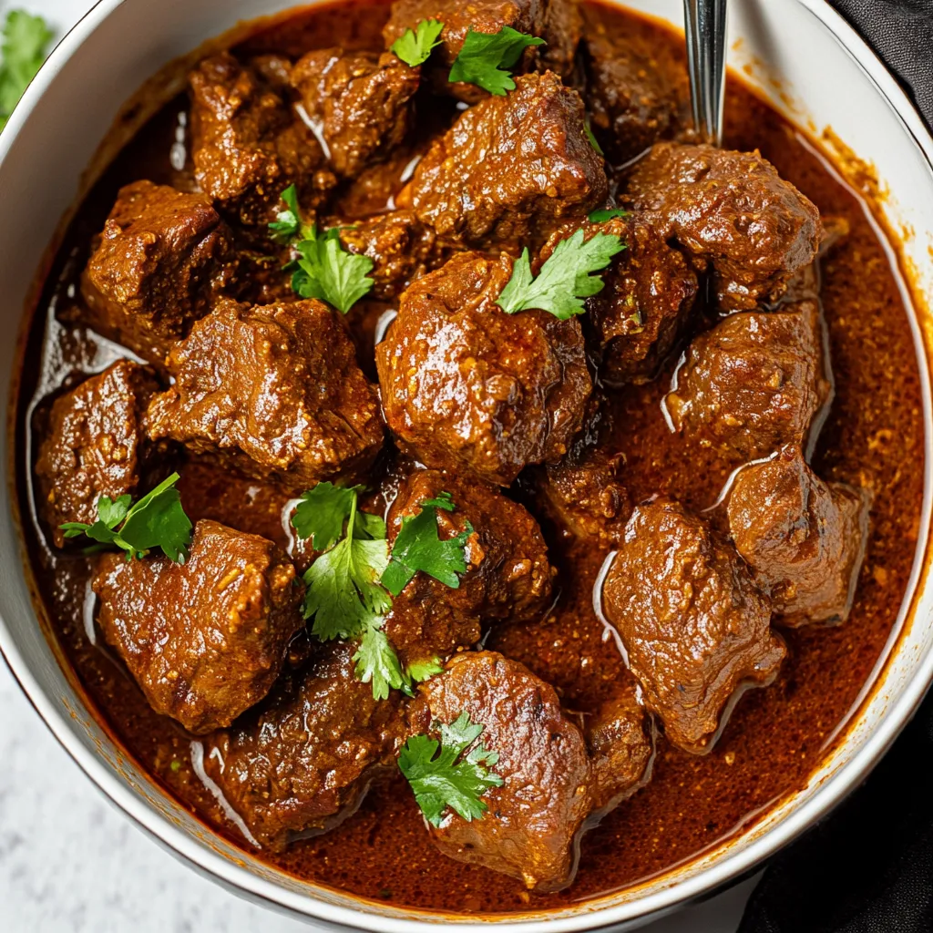 Hot Spicy Beef Vindaloo