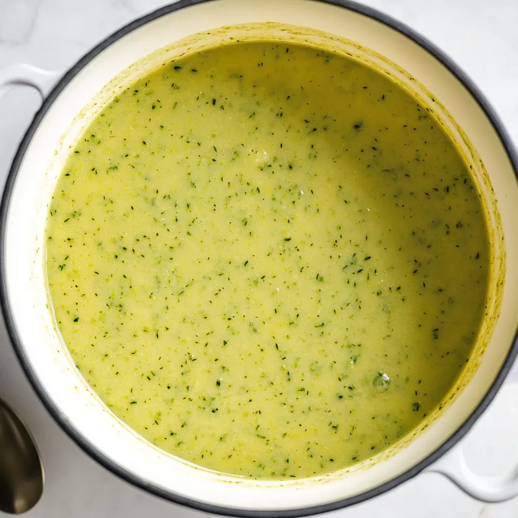 Easy Creamy Zucchini Soup