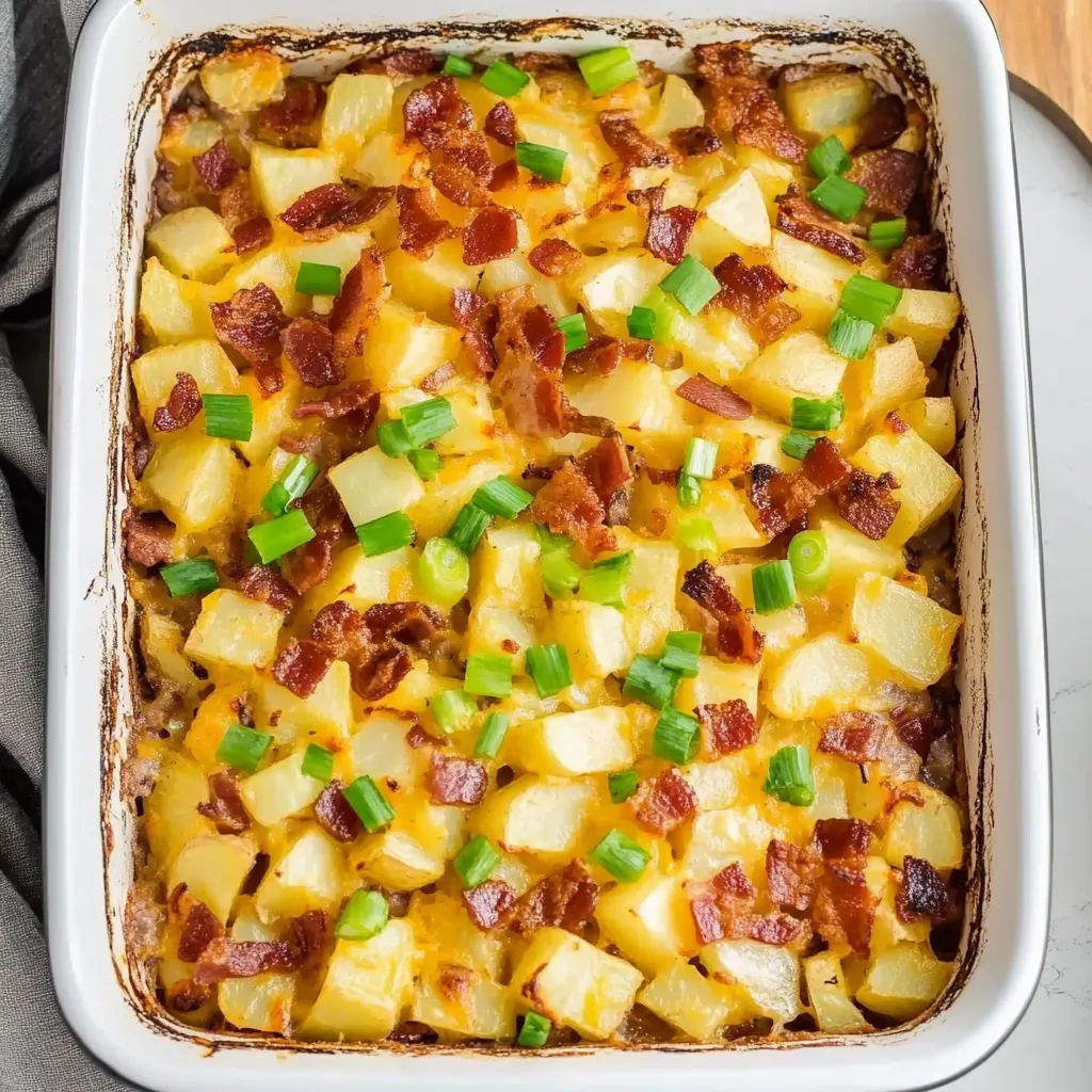 Cheesy Bacon Potato Bake