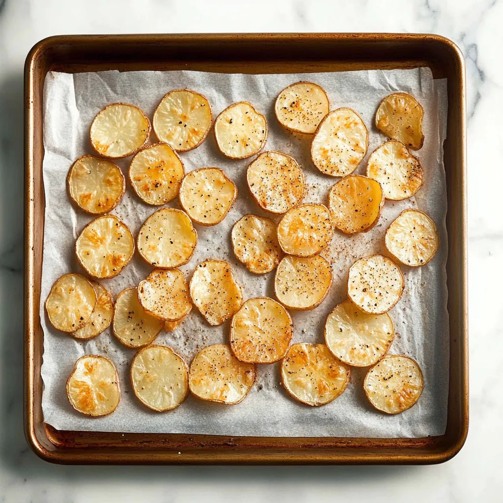 Crispy Baked Potato Chips