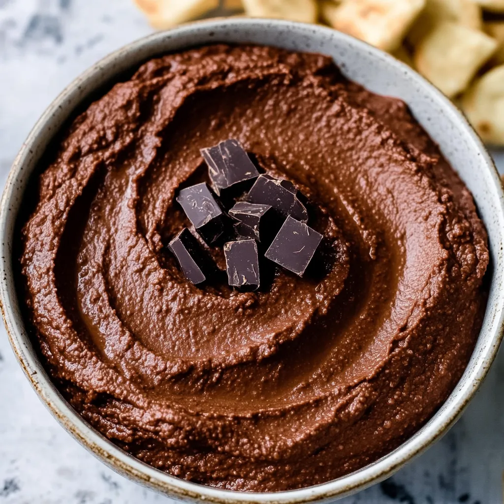 Creamy Dark Chocolate Hummus Recipe