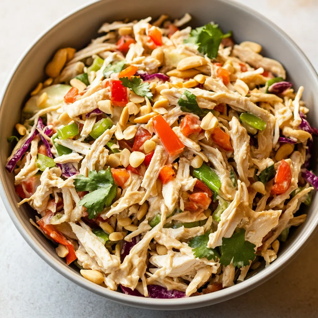 Thai Chicken Peanut Salad Recipe