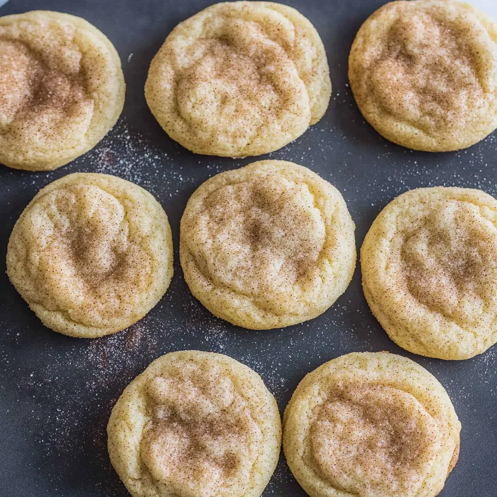 Chewy Snickerdoodle Cookies