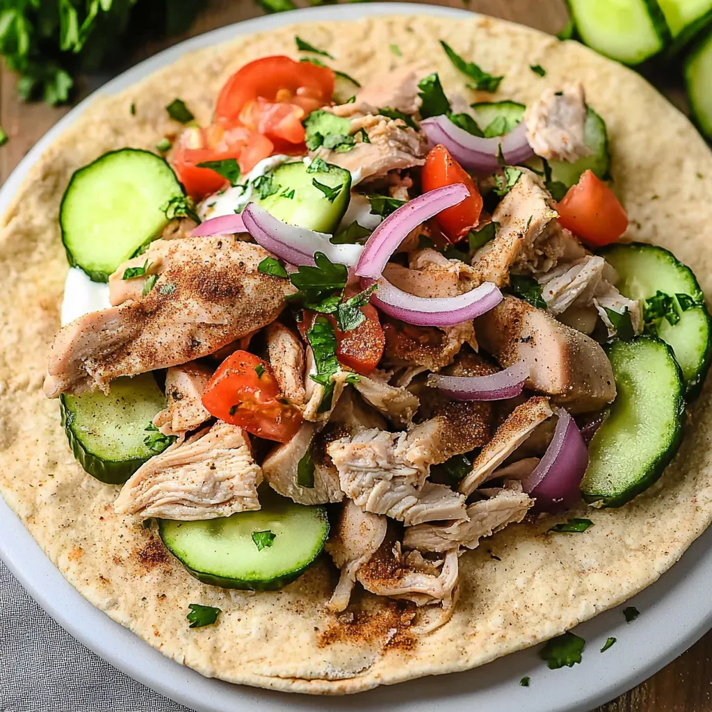Easy Slow Cooker Chicken Shawarma Recipe