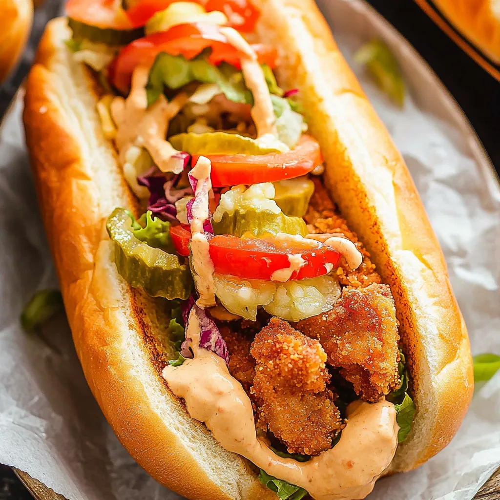 Crispy Chicken Dog Sandwiches Recipe