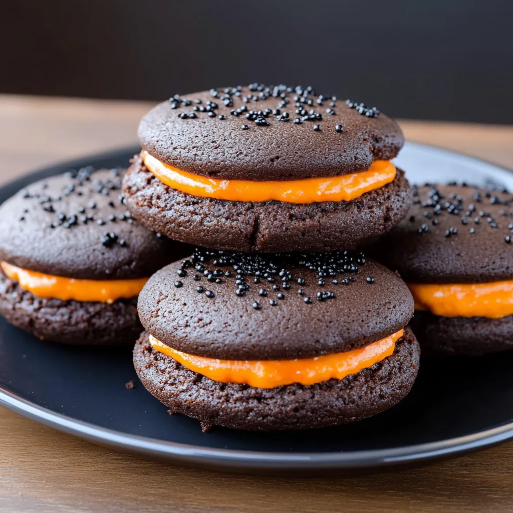 Halloween Whoopie PIes