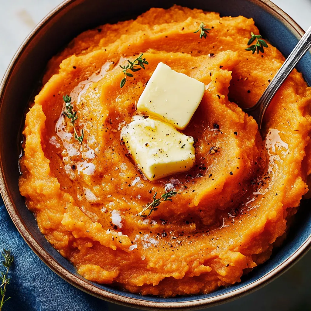 Creamy Mashed Sweet Potatoes Recipe