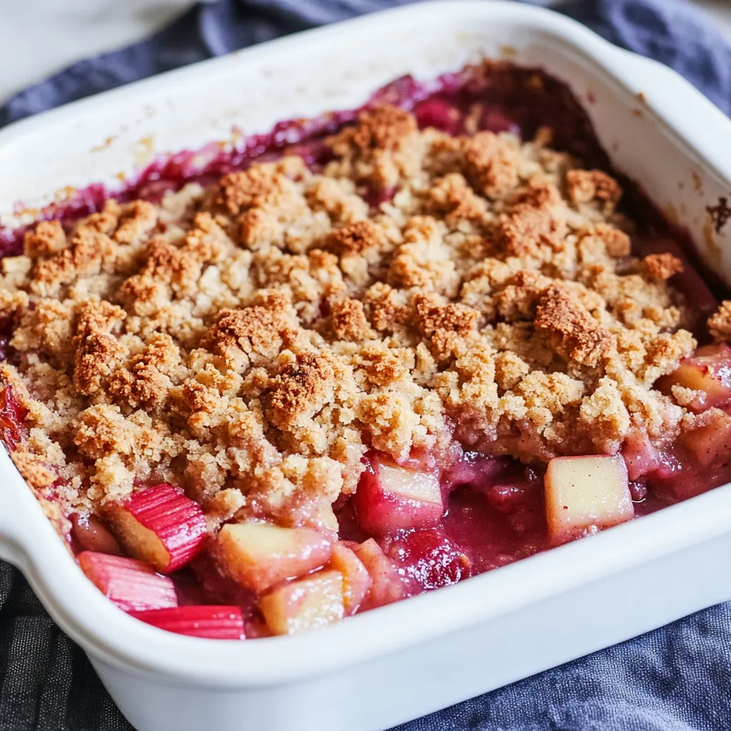 Best Rhubarb Crumble Recipe