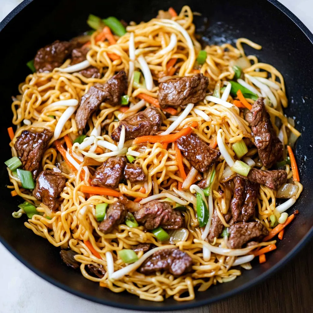 Easy Beef Chow Mein Recipe