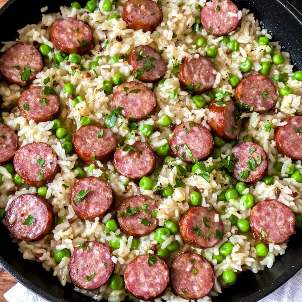 Kielbasa and Rice Skillet