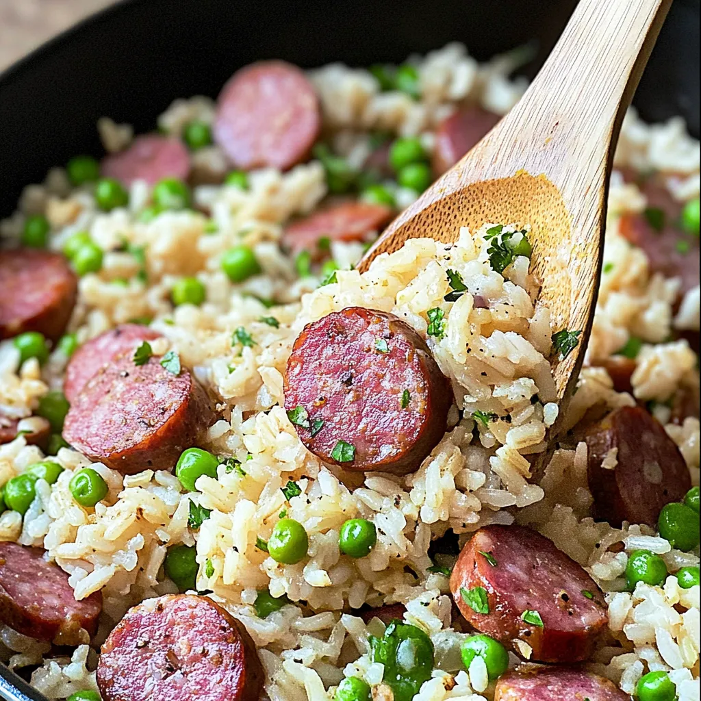 Easy Kielbasa Rice Dinner
