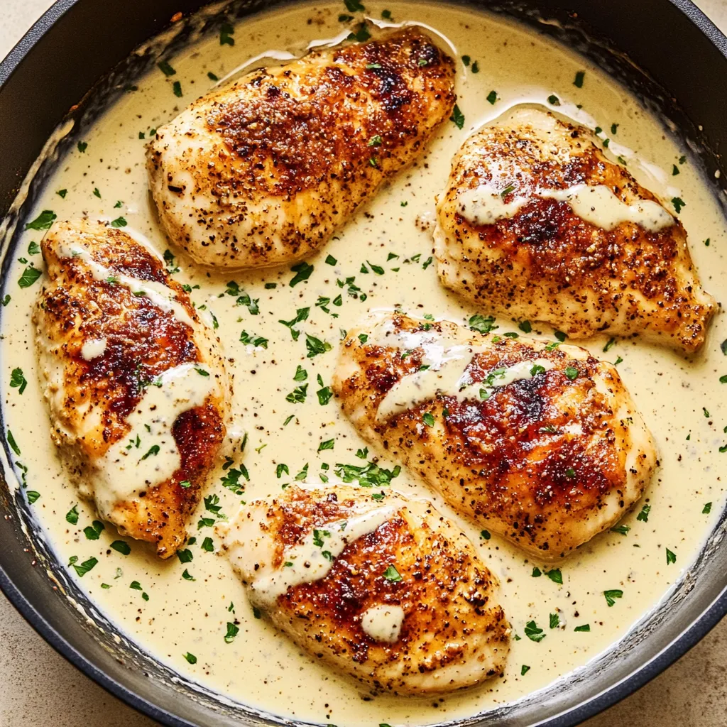 Chicken With Mustard Cream Sauce