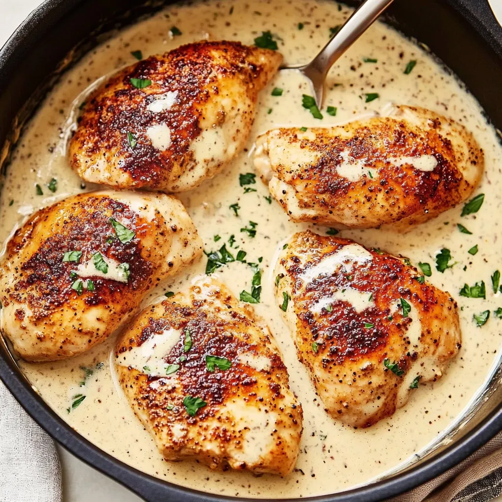 Creamy Chicken Mustard Skillet Recipe