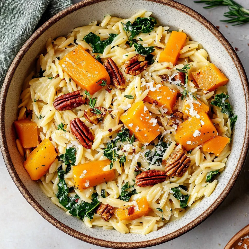 Butternut Squash Orzo