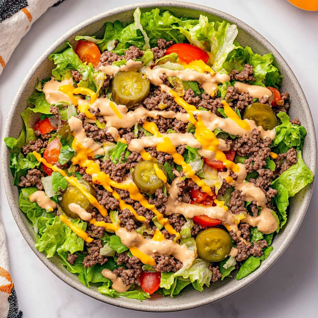 Easy Big Mac Salad Recipe