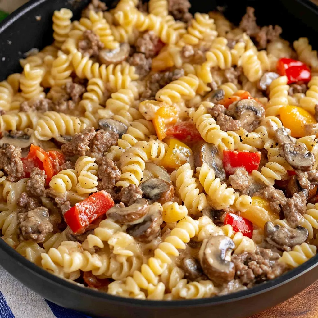 One Pot Philly Pasta Recipe
