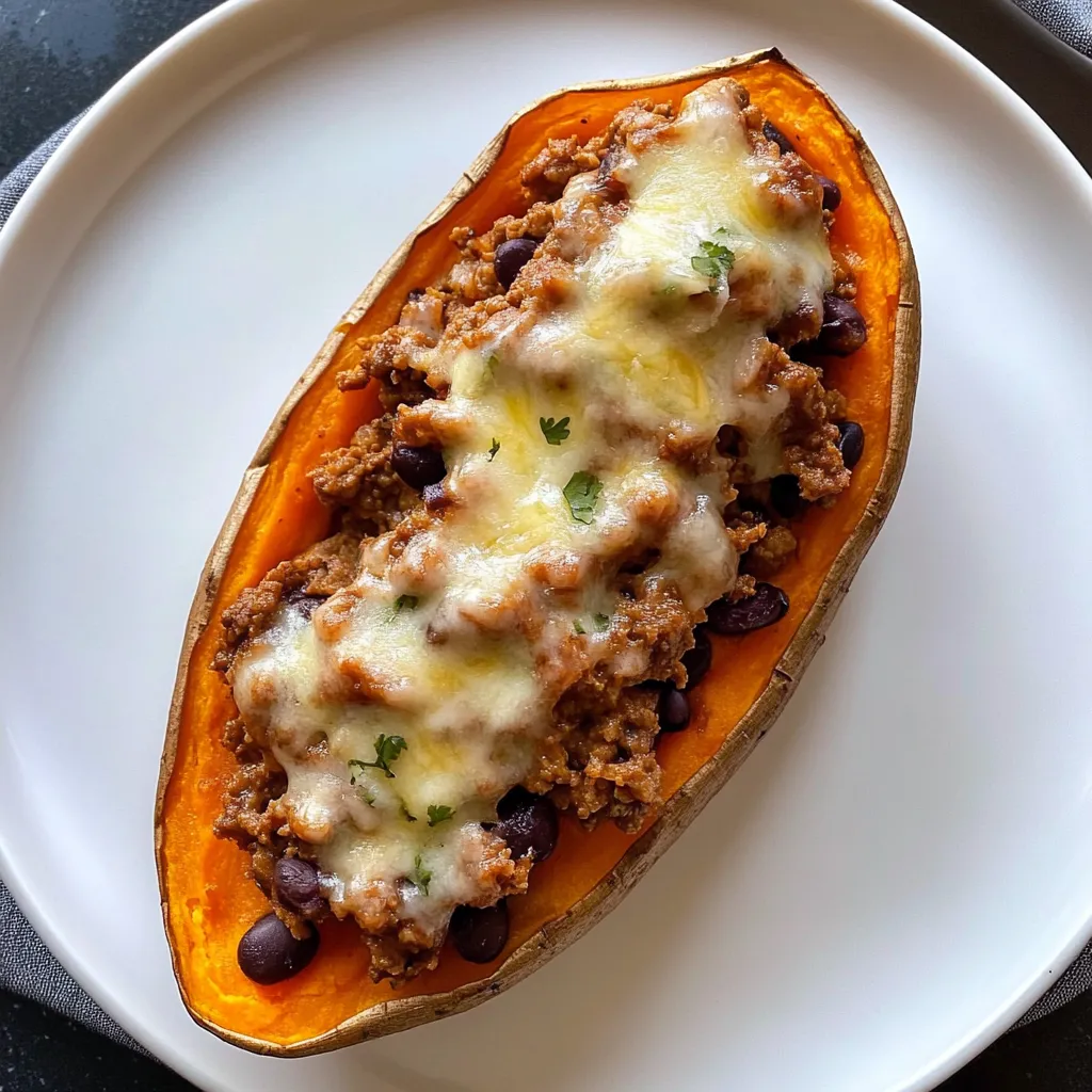 Taco Stuffed Sweet Potatoes