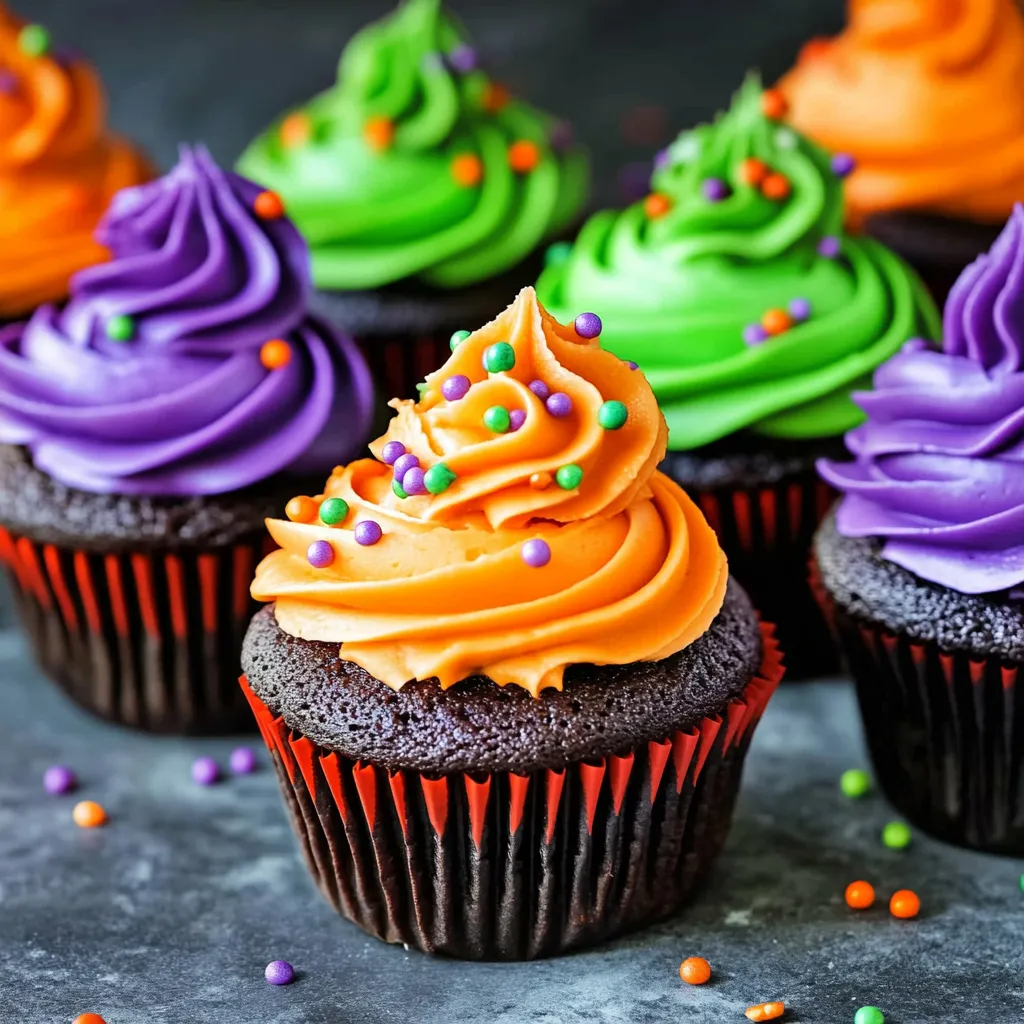 Spooky Halloween Cupcakes