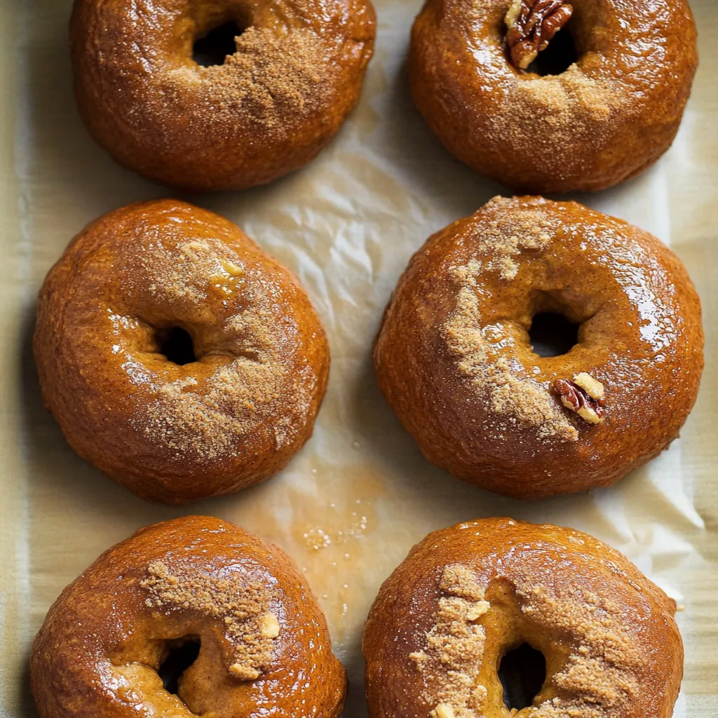 Soft Homemade Pumpkin Bagels Recipe