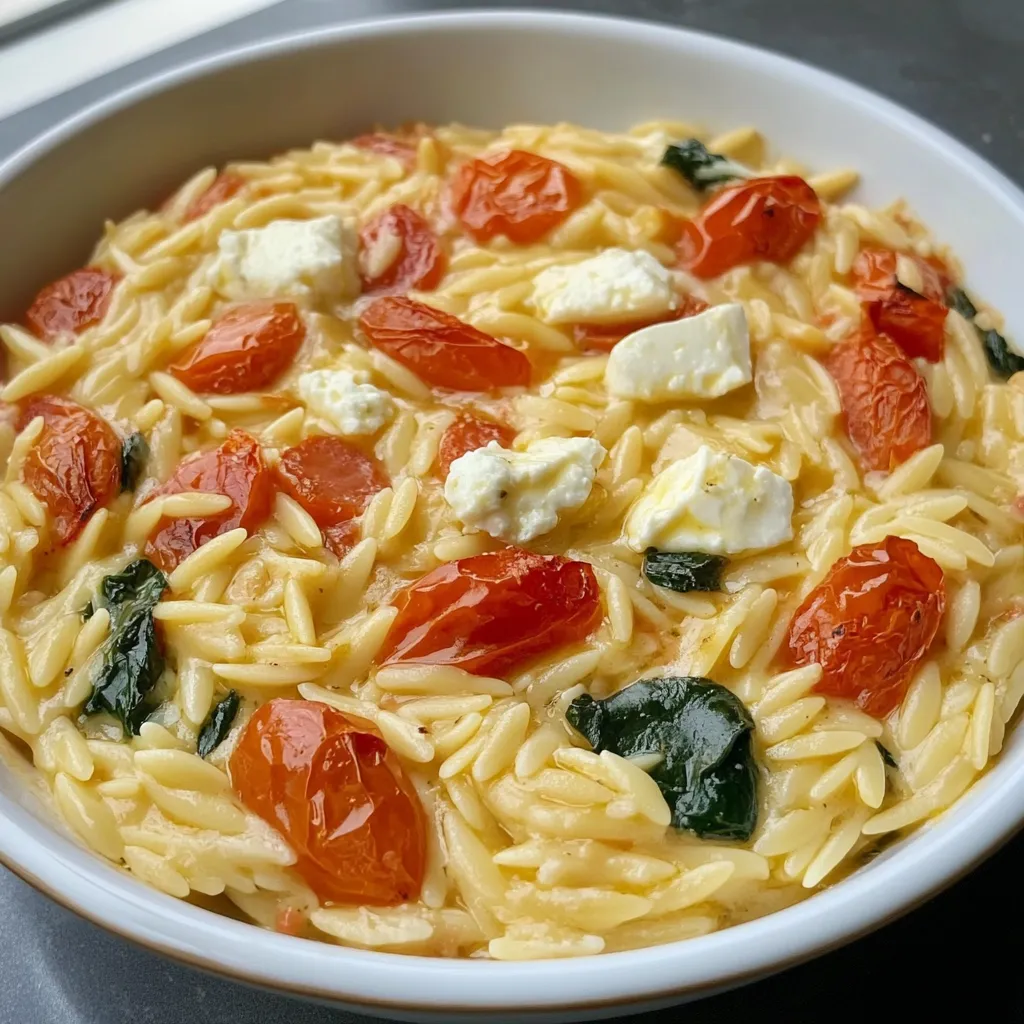 Creamy Feta Orzo Recipe