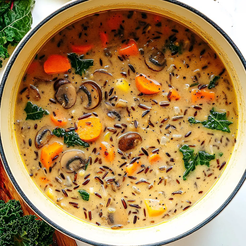 Hearty Fall Wild Rice Soup