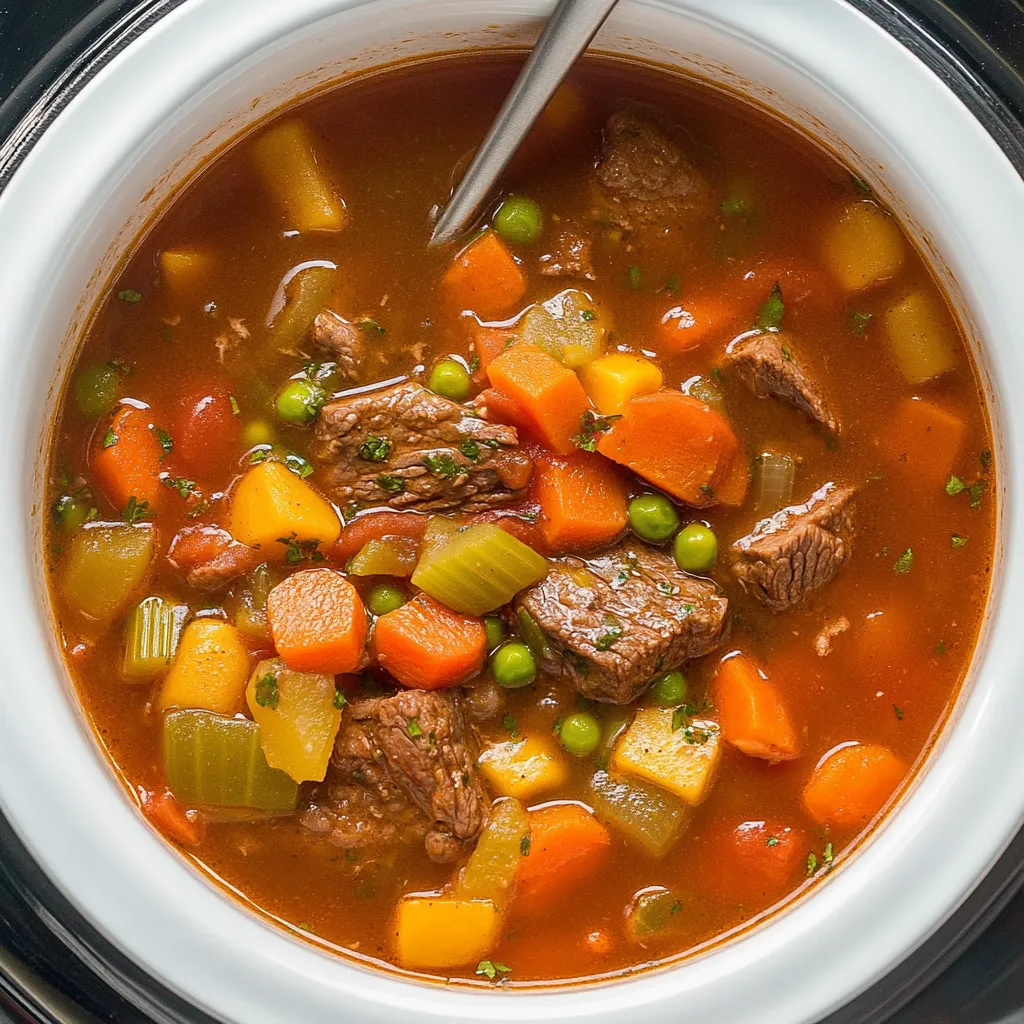 Hearty Vegetable Beef Soup Recipe