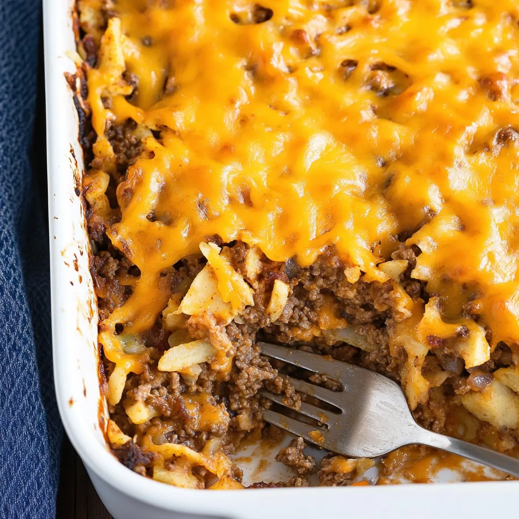 Simple Taco Hashbrown Dinner