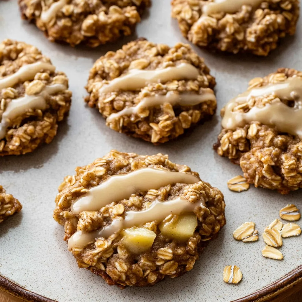 Apple Cinnamon Oatmeal Cookies