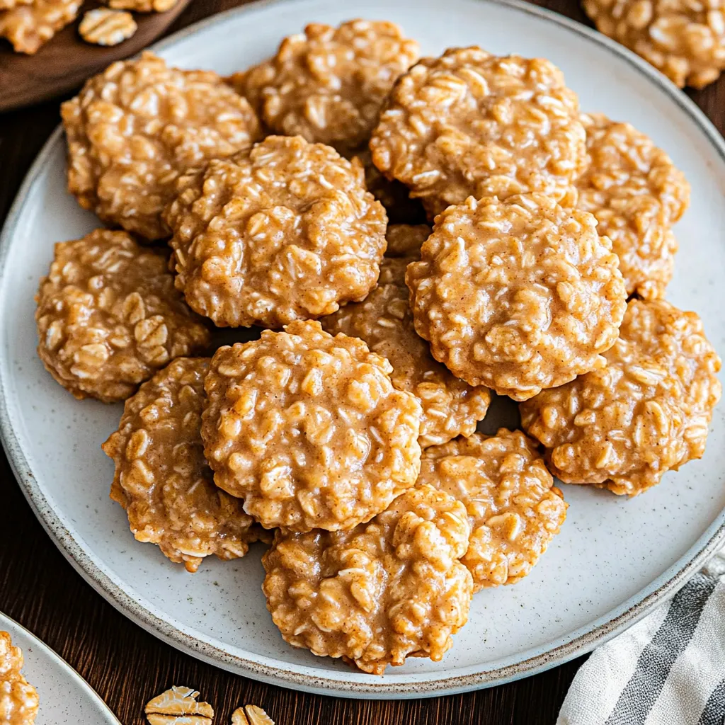 No Bake Oatmeal Scotchies