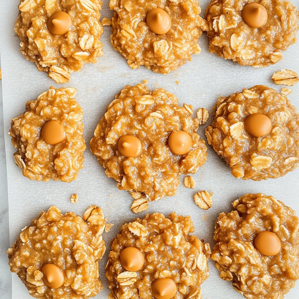 Quick Butterscotch Oat Cookies