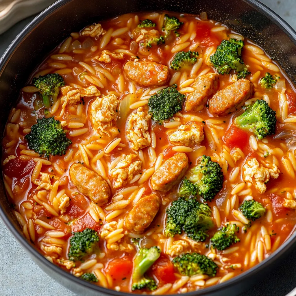 One Pot Tomato Orzo Recipe
