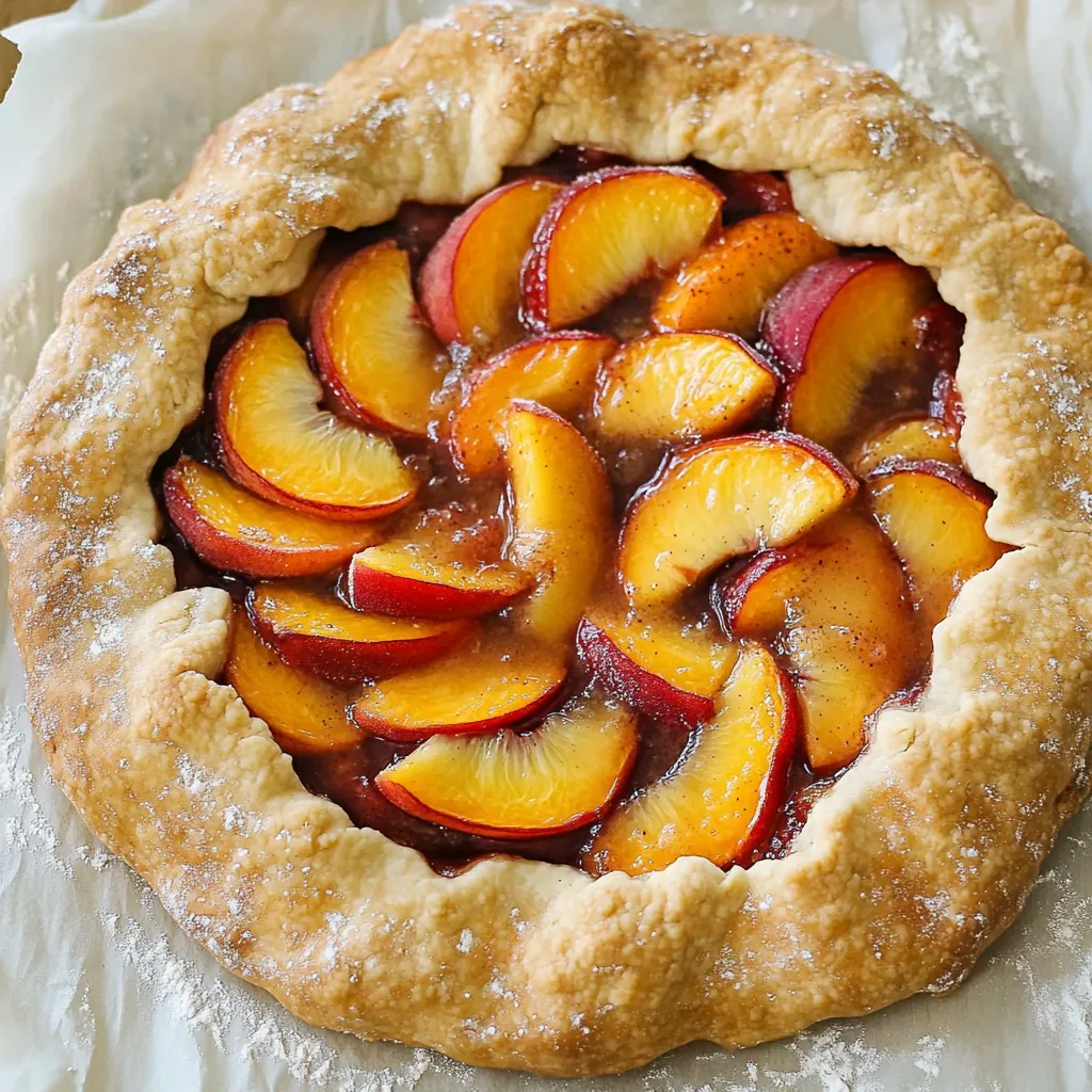 Fresh Peach Galette Recipe