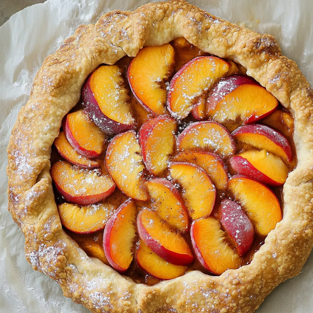 Easy Peach Galette Recipe