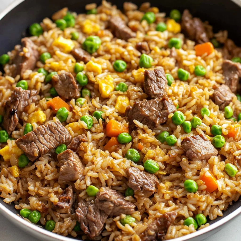 Quick Beef Fried Rice Recipe