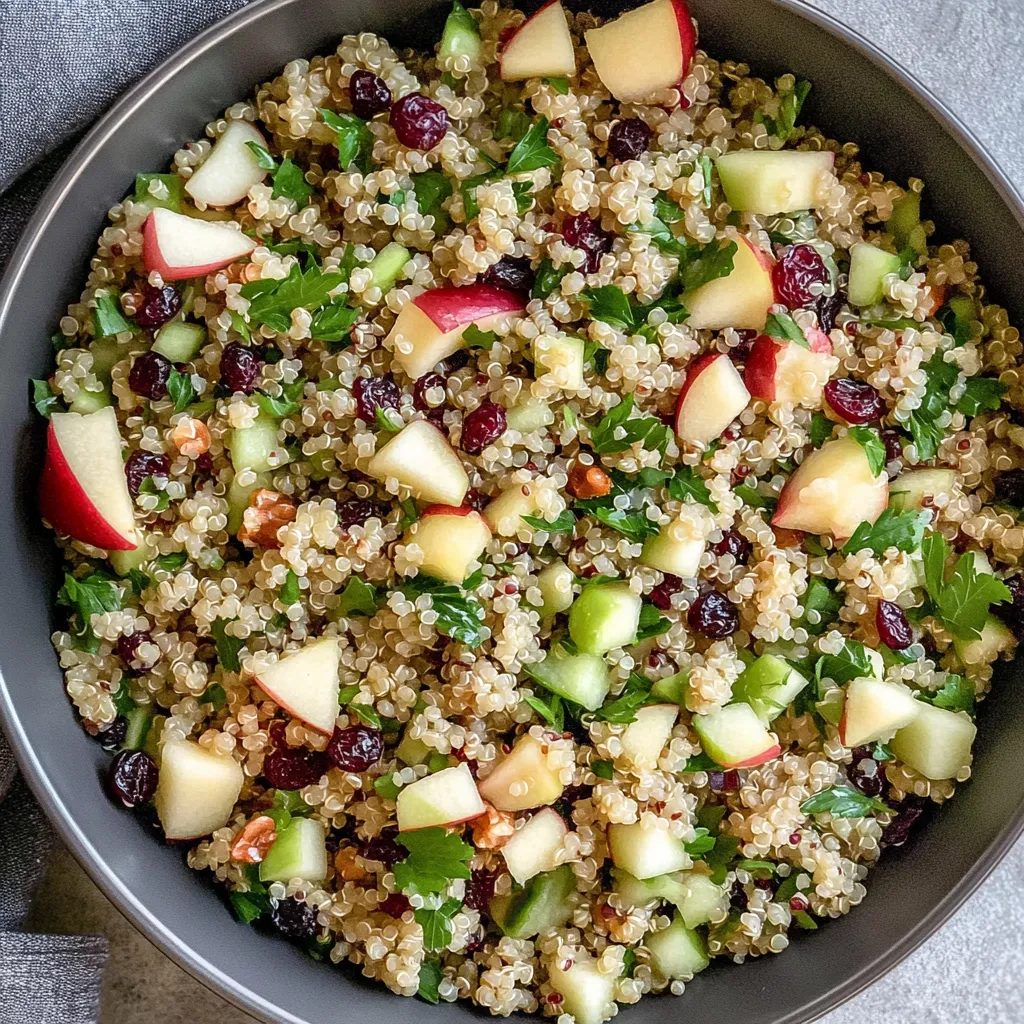Healthy Quinoa Apple Salad Recipe