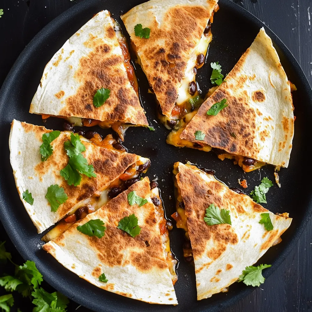 Easy Black Bean Quesadilla Recipe