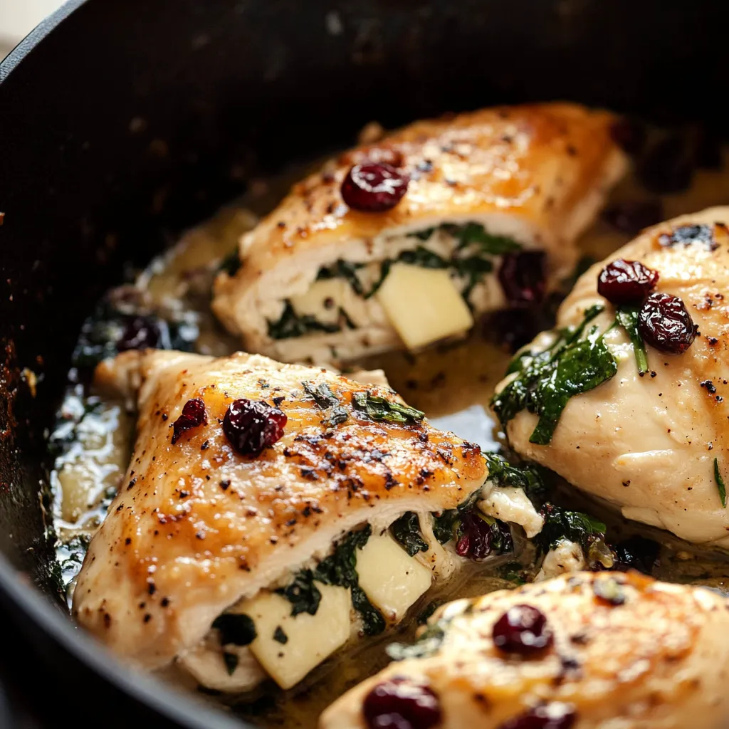 Cranberry and Brie Stuffed Chicken Recipe