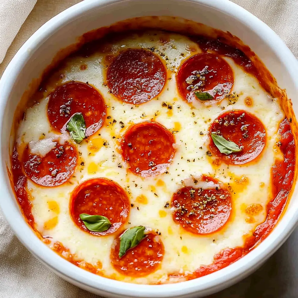 Cottage Cheese Pizza Bowl Recipe