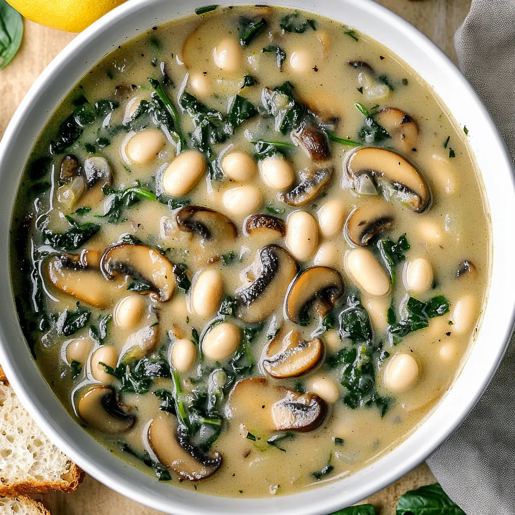 One-Pot White Bean Mushroom Stew