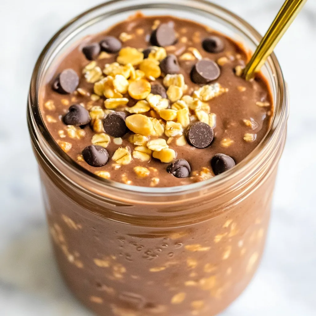 Brownie Batter Overnight Oats