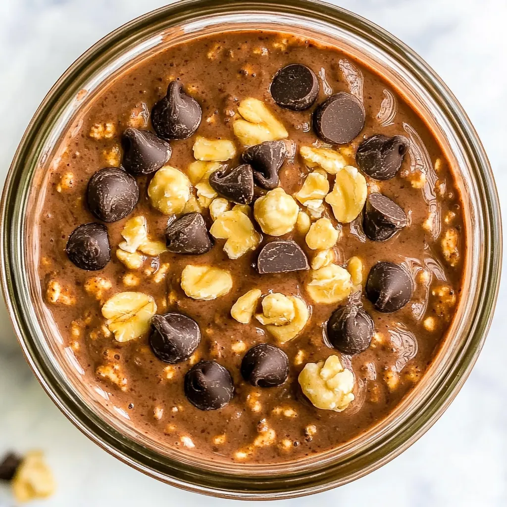 Brownie Batter Overnight Oats Recipe