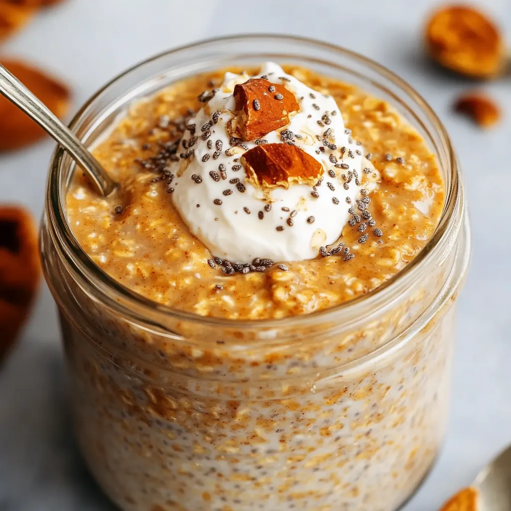 Pumpkin Pie Overnight Oats Recipe