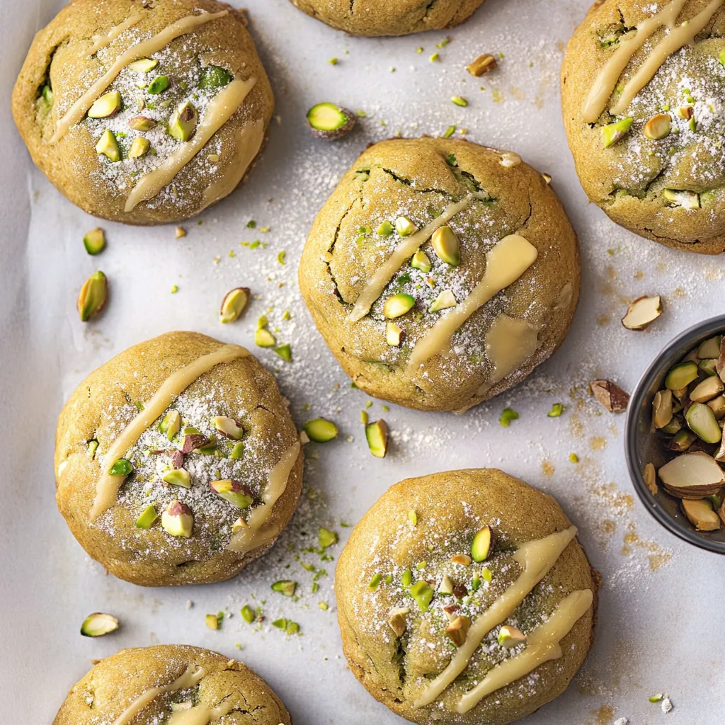 Pistachio Croissant Cookies Recipe